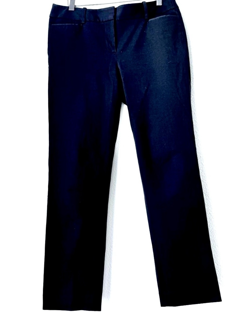 Ann Taylor Loft Marisa Black Straight Leg Trouser Pants Women’s Size 4 EUC